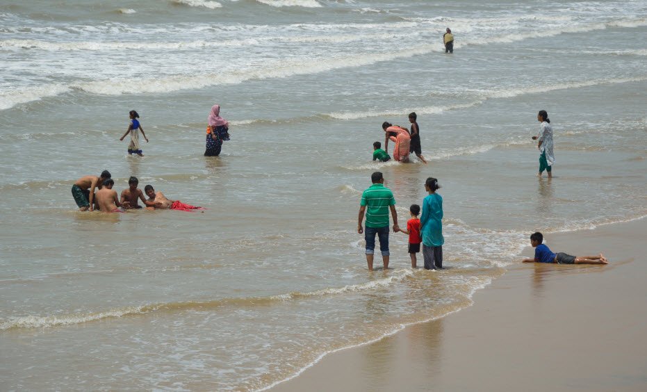 Shankarpur Sea beach, West Bengal, India